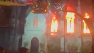 Saint Mark's Orthodox Church In London Burns down