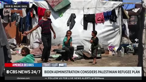 The Biden Administration considers allowing some Palestinian refugees into the US