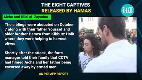 Israeli_Captives_Smile,_Wave_Goodbye_To_Al-Qassam_Captors;_Thank_Hamas_For_Kind_