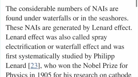 Waterfalls Cure Cancer via the Lenard Effect