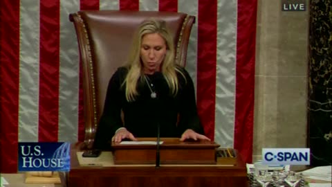 “Madam Speaker” Marjorie Taylor Greene Presiding Over the House