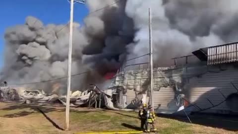 Fire At Large Egg Farm