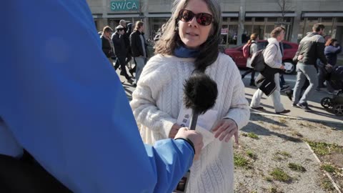 Corinne Fonseca am Protestmarsch 6.03.2021 in Chur