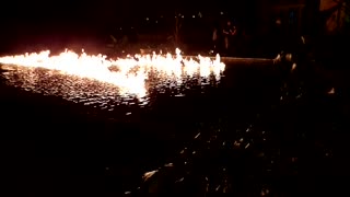 Fire pool at the Baha Mar Hyatt Bahamas