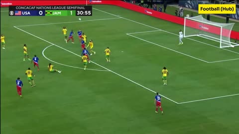 USA vs Jamaica 3-1 Highlights _ Goals _ Nations League Semi Final 2024