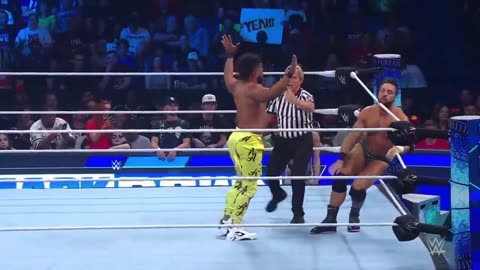 WWE SMACKDOWN La Knight VS Ashantee The Adonis