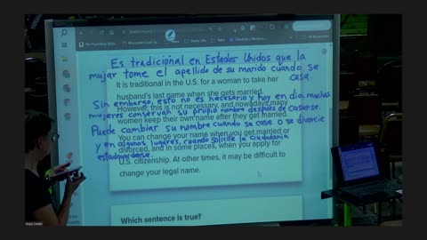 4/24/24 English/Spanish Class Clase de inglés/español