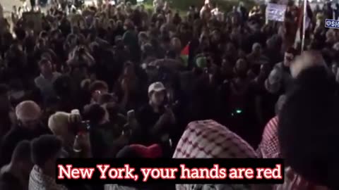 NYC Pro-Hamas supporters chanting “IT’S TIME TO ESCALATE!”