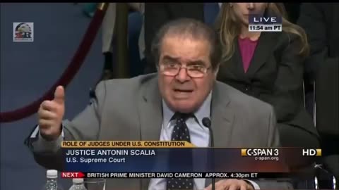 SCOTUS Scalia: Constitutions & Gridlock