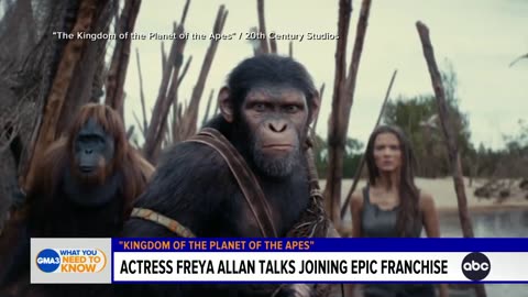 Freya Allan talks 'Kingdom of the Planet of the Apes'