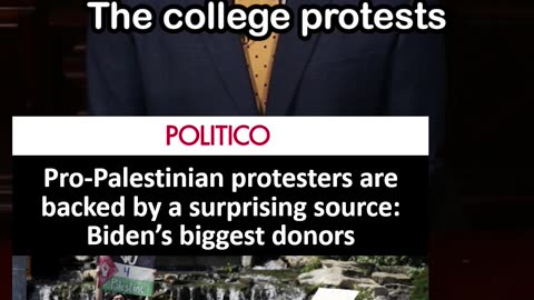 Campus Protesters Backed by Biden’s Biggest Donors