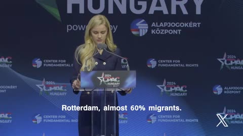 Eva Vlaardingerbroek's Speech About Immigration to Hungary CPAC