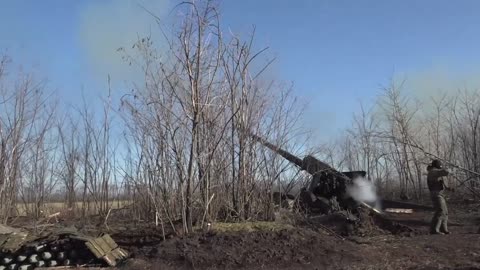 Russia Says Its Artillery Has Hit Ukrainian Military Positions With Massive Strikes