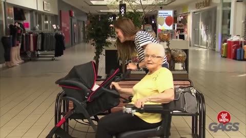 Old Lady Pranks Just For Laughs Compilation (1)