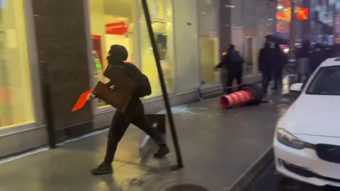 Anti-capitalist demonstration in Montreal