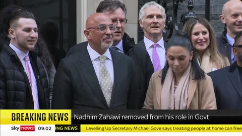 BREAKING: Nadhim Zahawi sacked by Sunak