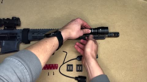 How to Install Pressure Pad and Light on AR - Streamlight Protac Rail Mount