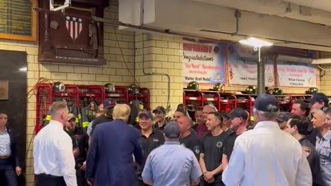 Firefighter to Trump: "Sir, save us please"