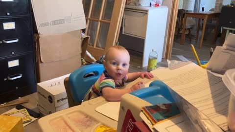Lilyanna Working At A Desk - 2/7/23