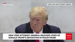 JUST RELEASED: Donald Trump's Testimony To New York AG's Fraud Probe Investigators
