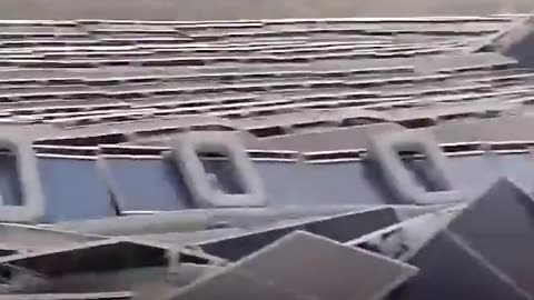 Storm damages Worlds largest floating Solar Panel Farm.