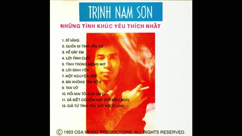 Tinh Khuc Trinh Nam Son