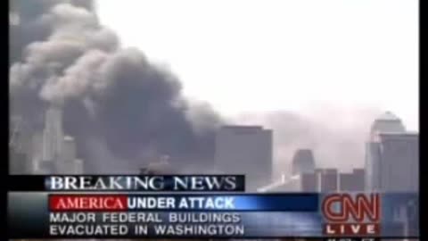 911 Another Third Collapse Or Explosion Reported On CNN At 1105 am