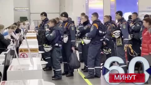 MOSCA - “La partenza dei tecnici del Ministero delle Situazioni di Emergenza russi per la Turchia e per la Siria colpite dal terremoto!!”😇💖👍