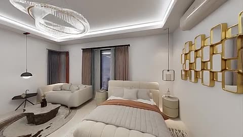 3D Design modern bedroom (coohom)