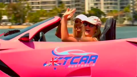 A fun and exciting experience for many women with water car driving