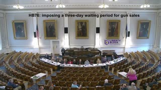 Public Hearing on HB76: imposing a three-day waiting period for gun sales