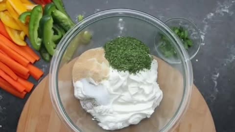 Quick and Easy Recipe Greek Yoghurt Dip