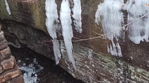 Ice on cave