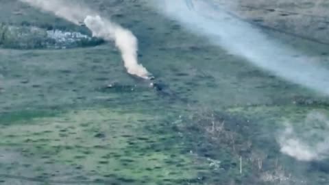 Ukrainian Drones Open Up on Another Russian Assault Group