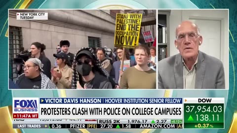 Victor Davis Hanson compares college protests taking place in blue, red states