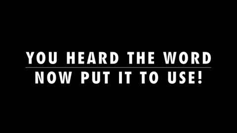 God said: You have the Authority.