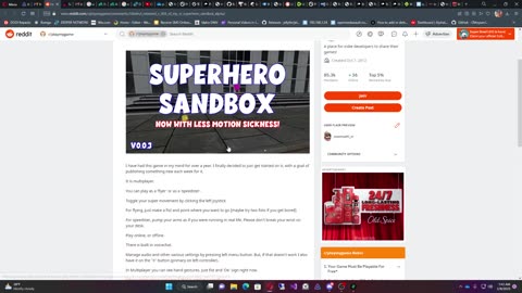 Superhero Sandbox pico game
