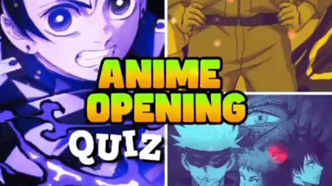 Anime Opening Quiz!