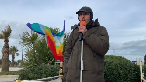 Intervento Paolo Montanari, manifestazione per la pace