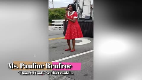 Pauline Renfroe "Chain of Fools" by Aretha Franklin