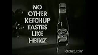 1963 HEINZ KETCHUP TV COMMERCIAL
