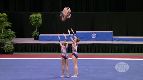 2012 Acrobatic Worlds - LAKE BUENA VISTA, USA - Women's Group Final - We are Gymnastics!