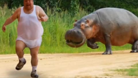Funny animals chasing and scaring people 2024 #funnyanimals #dogs #cats