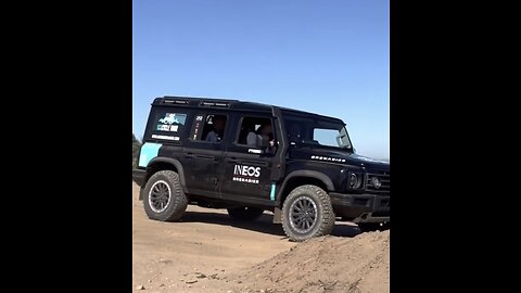 Ineos Grenadier off-road test