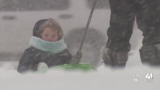Olathe residents embrace winter weather, spend time outside