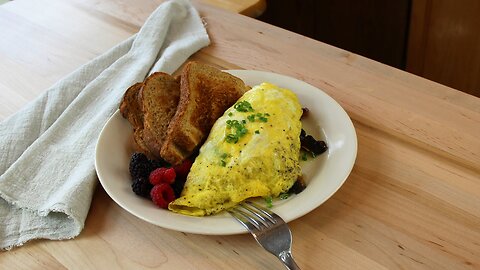 Bacon Mushroom & Spinach Omelet