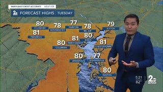 WMAR-2 News Cesar Cornejo Monday weather