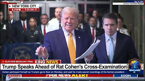 Trump Speaks Ahead of Rat Cohen's Testimony Day 2