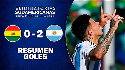 Bolivia VS Argentina [0-2] RESUMEN, HIGHLIGHTS & GOLES | Eliminatorias Mundial 2026