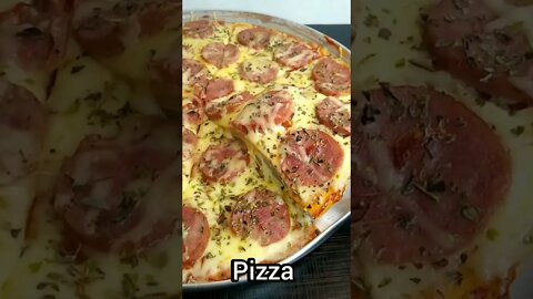 PIZZA MAIS RÁPIDA DO MUNDO 😱🍕| Receitas #Shorts